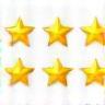 Filled star rating